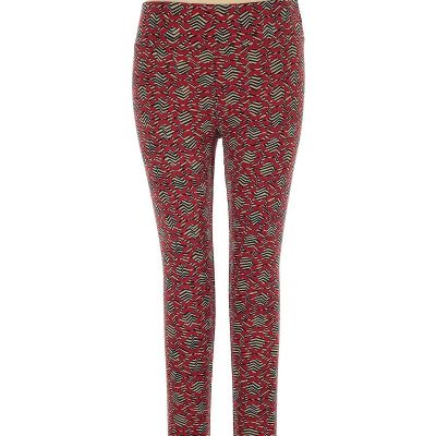 Lularoe Women Red Leggings 1X Plus