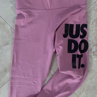 Nike Just Do It Leggings Women’s Size Small Pink