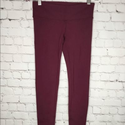 Alo Yoga Womens XS High Waist Purple/ Maroon  Work Out Full Length Leggings