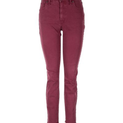 Madewell Women Red Jeggings 28W