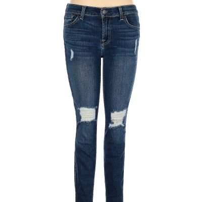 7 For All Mankind Women Blue Jeggings 28W