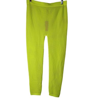 New with Tags SKIMS Perforated Seamless Leggings SZ 4X in Lime