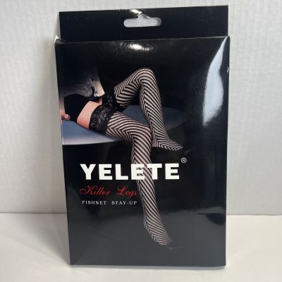 Hosiery Tights Pantyhose Fish Nets Black  Yelete