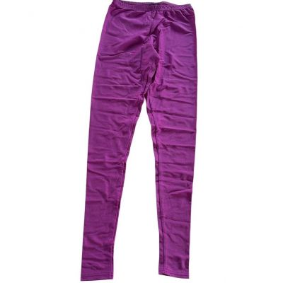 ASOS Leggings Womens 4 Purple Pink Shiny Stretch Ankle