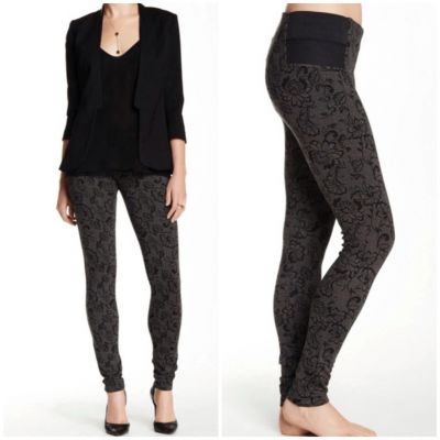 Kut From The Kloth Angie Lace Skinny Ponte Leggings - Small