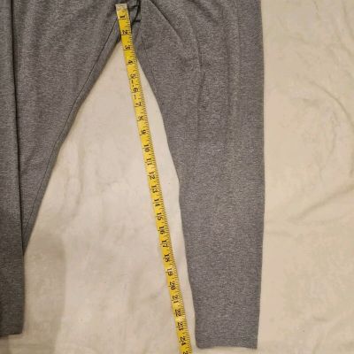 J Jill Leggings Women Sz Large Ankle Stretch Tapered Casual Athleisure Gray