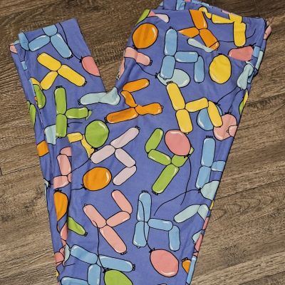 LuLaRose Leggings, size TC (12-18), Balloon Animal