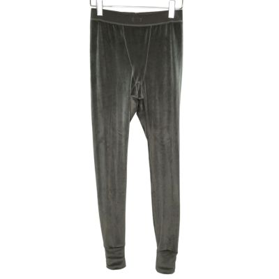 SKIMS L Womens Velour Legging Gunmetal Gray Long John Style