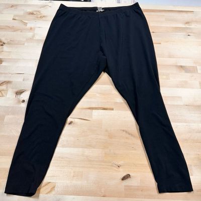 J. Jill Women’s Black Ankle Leggings Size 2X Minimalist Casual