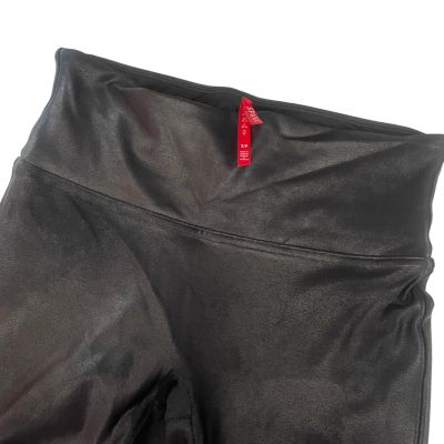 SPANX Small Leather Look Shiny Leggings