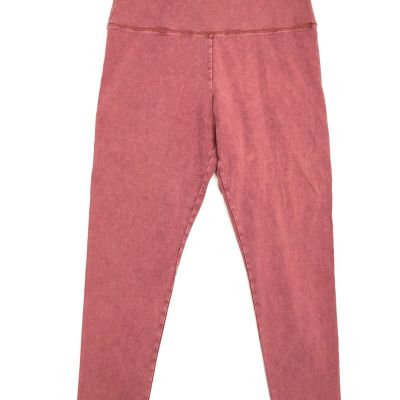 Aerie leggings hi-rise red womens size large