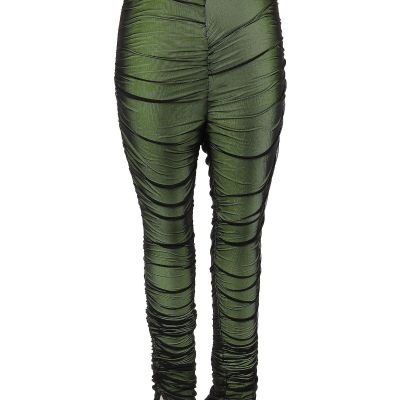 Fashion Nova Women Green Leggings 1X Plus