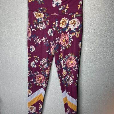 Matilda Jane Women Size Small On the Agenda Floral Pants Leggings