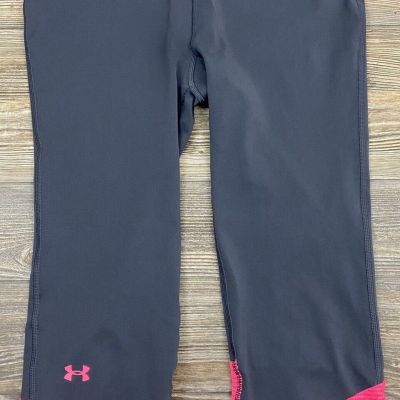 Under Armour Cropped Capri Leggings Breast Cancer Awareness Small? #1243045