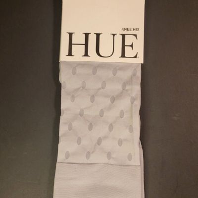 HUE Sheer Dot Chorme Opaque Knee Hi - One Size