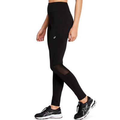 Women's Asics W7/8 Fashion High Waisted Tight Legging - Size M - Black