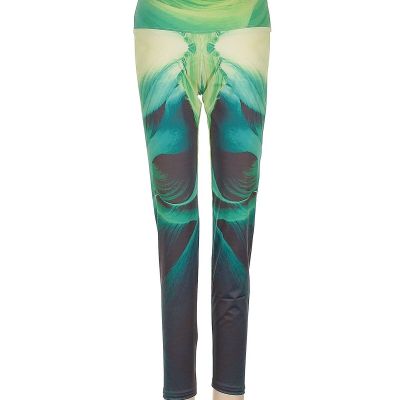 Assorted Brands Women Green Leggings XS