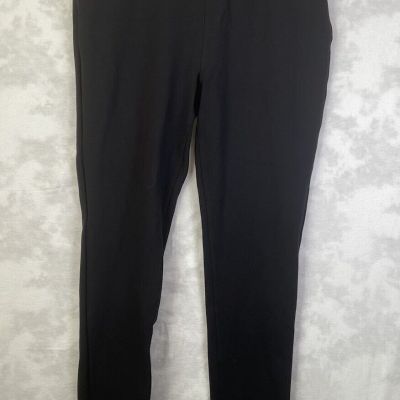 Spanx The Perfect Pants Sz 1XT Ponte Ankle-Length Leggings A309031 Pull On Black