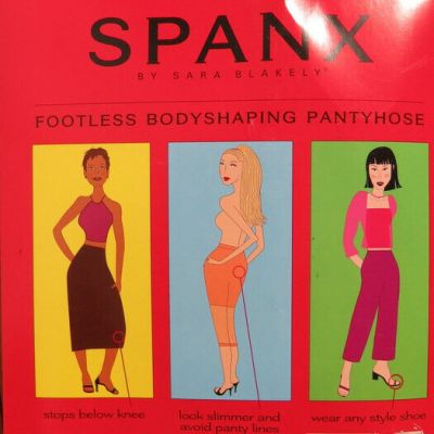 Spanx The Original Footless Pantyhose Control Top Size C Nude