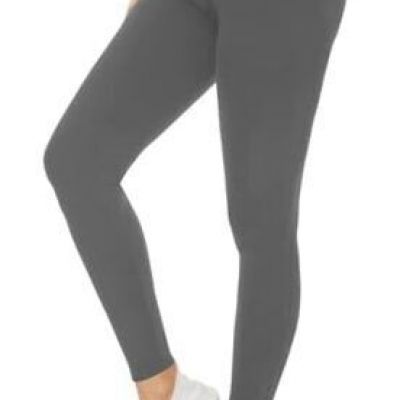 Leggings with Pockets for Women - High Waist Tummy Control Small-Medium Grey