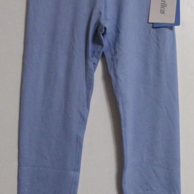 Women's Marika Shimmer Legging High Rise Leggings Blue Shimmer Size Medium