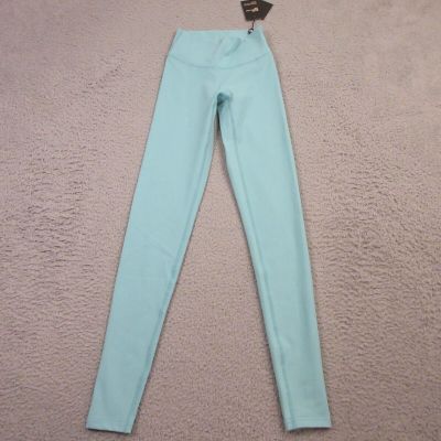 YoungLA Womens Leggings size XS Teal Blue Mint Workout Lift Gym NEW