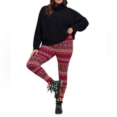 Torrid Full Length Signature Waist Sweater Legging size 3 teaberry
