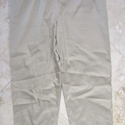 ANTONELLI Firenze Elastic Waist Straight Leg Trouser Pants Size IT 44/Medium