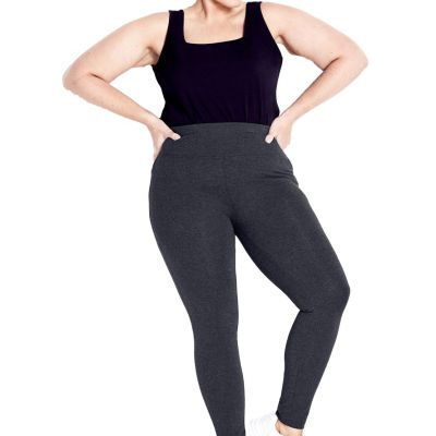 Avenue Women's Plus Size High Rise Legging