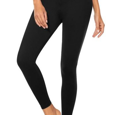 Womens Crossover Leggings Yoga Pants - Super Soft Tummy Control Workout Tignt...