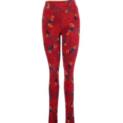 Lularoe Women Red Leggings One Size