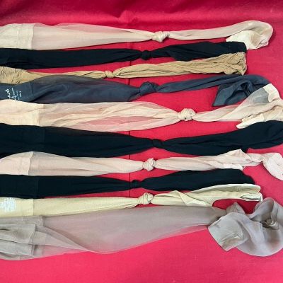 ASSORTED STOCKINGS LOT SIZE VARIES - 10 Pair Of No Tag Non-Stay-ups