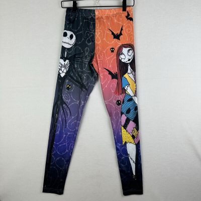 Nightmare Before Christmas Women’s Leggings Pants Size Medium Jack Sally 26” W