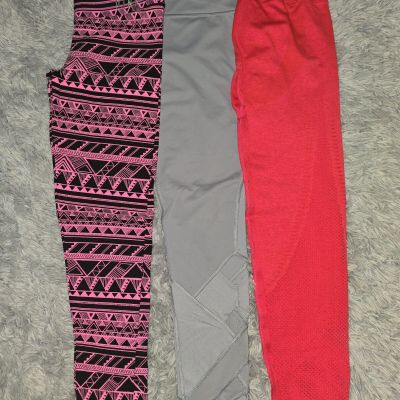 Lot Bundle Small Vs Pink Victoria's Secret Leggings