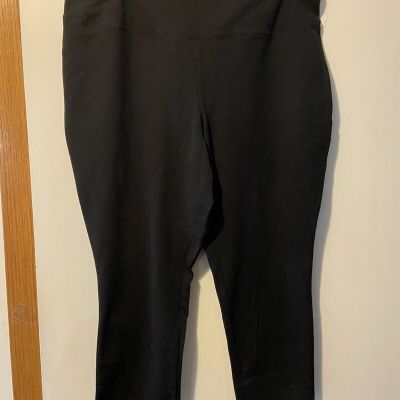 wicked by women with control 1x Petite Black Legging Capri