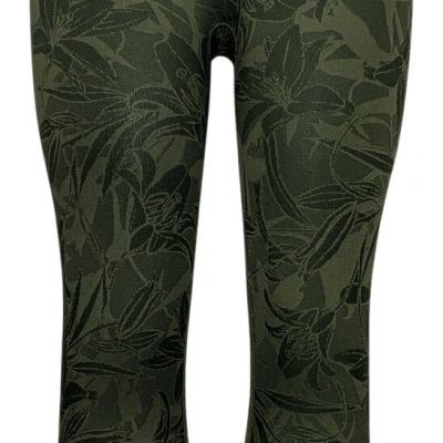 Anybody Jacquard Smoothing Legging Women's Leggings Sz M Green