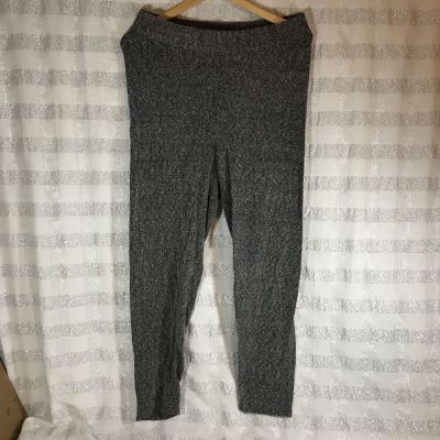 IMPULSIVE Gray Corduroy Texture Style Leggings Pants Women’s Size 1X