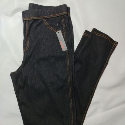 Shosho Denim Look Black Jegging NWT, Size 1X/2X