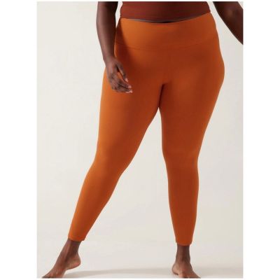 Athleta Women’s Sz 2X Orange High Rise Leggings Transcend Lightweight 7/8