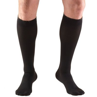 Truform Stockings Short Length Knee High  Closed Toe: 20-30 mmHg S BLACK