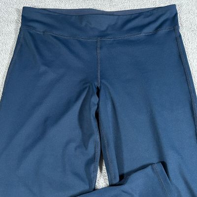 Champion Athletic Leggings Women's L Navy Blue High-Rise Stretch Workout Pants