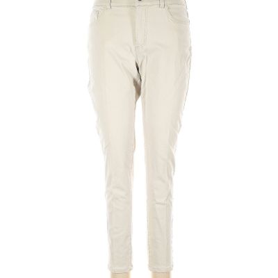 Chaps Women Ivory Jeggings 8