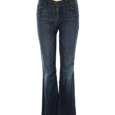 7 For All Mankind Women Blue Jeggings 28W