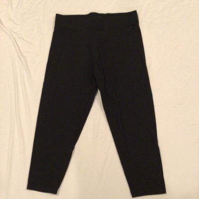 ????Victoria’s Secret Pink Sz S Women's Crop Leggings Black