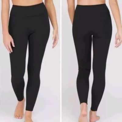 Assets By Spanx  Black Seamless Leggings High Rise Sliming  Size 1X Women's