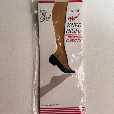 On the Go!  Coffee Knee High Ladies  OSFA Size 8.5-11 NEW