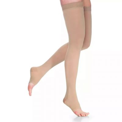 Sigvaris Soft Opaque OT TB Grip 20-30 Compression Thigh High Stockings Pick Size