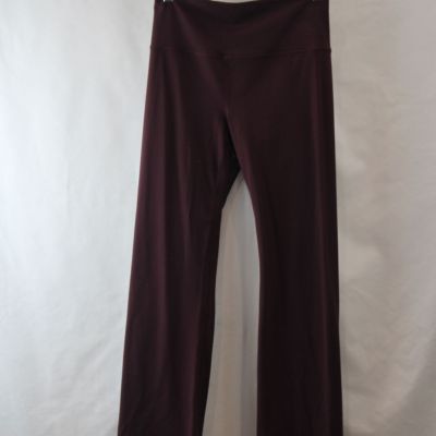 Athleta Women's Burgundy Pull on Straight Leg Legging SZ M