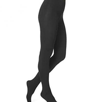 Women's Sweater Tights Small-Medium Brushed Black