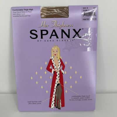 SPANX Her Thighness by Sara Blakely Nude 1 Size 3 Thigh High Stockings New     B